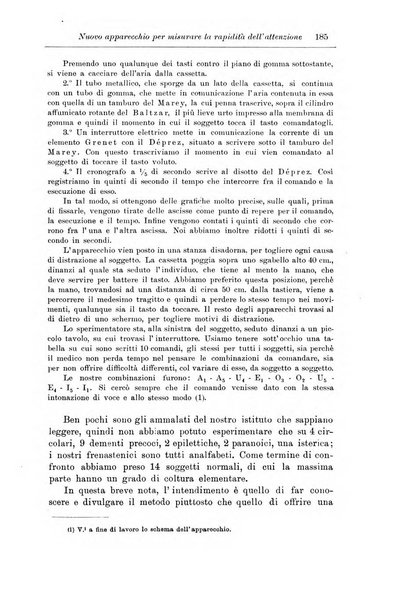 Note e riviste di psichiatria Manicomio provinciale di Pesaro