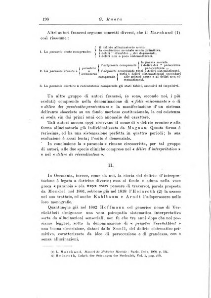 Note e riviste di psichiatria Manicomio provinciale di Pesaro