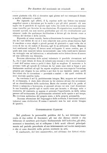 Note e riviste di psichiatria Manicomio provinciale di Pesaro