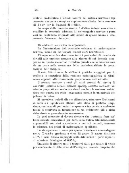 Note e riviste di psichiatria Manicomio provinciale di Pesaro