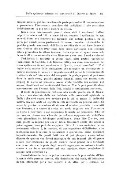 Note e riviste di psichiatria Manicomio provinciale di Pesaro