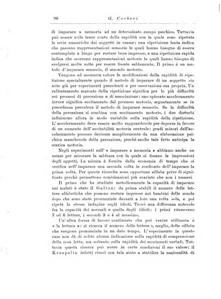 Note e riviste di psichiatria Manicomio provinciale di Pesaro