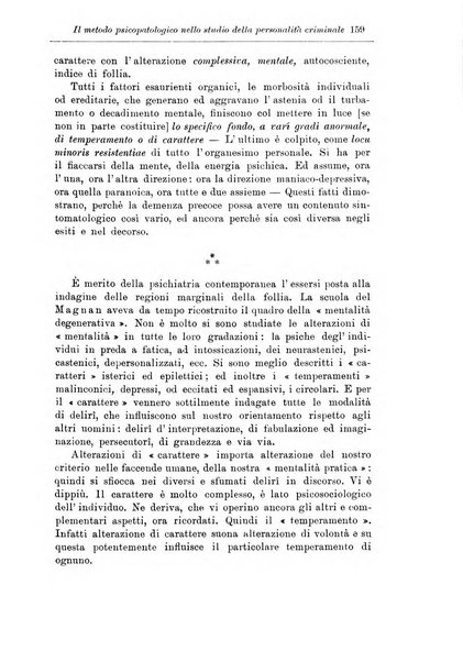 Note e riviste di psichiatria Manicomio provinciale di Pesaro