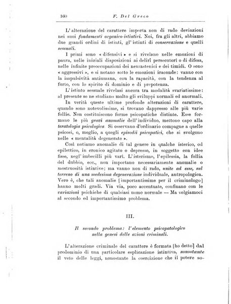 Note e riviste di psichiatria Manicomio provinciale di Pesaro