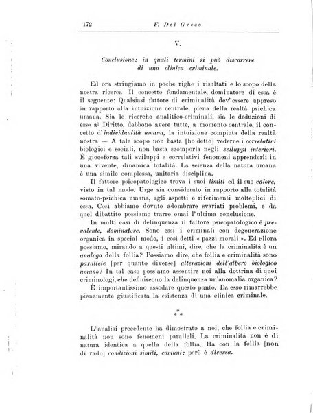 Note e riviste di psichiatria Manicomio provinciale di Pesaro