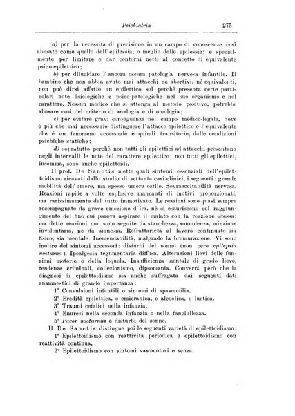 Note e riviste di psichiatria Manicomio provinciale di Pesaro