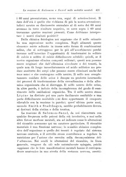 Note e riviste di psichiatria Manicomio provinciale di Pesaro