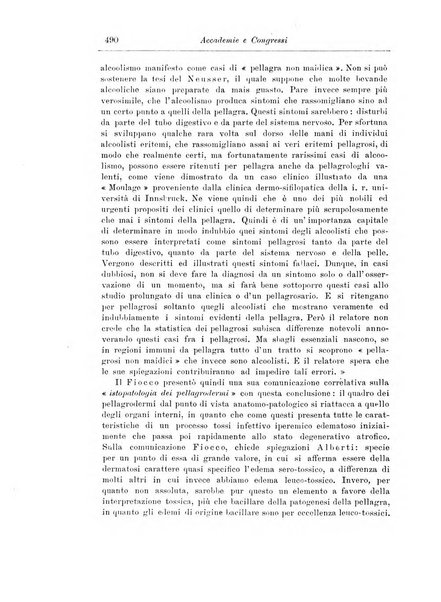 Note e riviste di psichiatria Manicomio provinciale di Pesaro