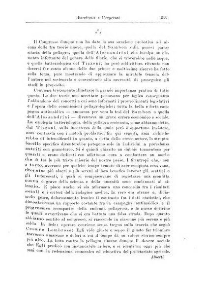 Note e riviste di psichiatria Manicomio provinciale di Pesaro