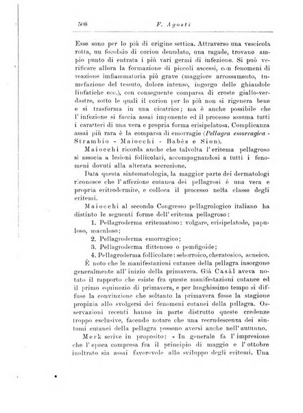 Note e riviste di psichiatria Manicomio provinciale di Pesaro