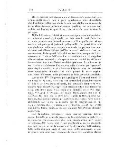 Note e riviste di psichiatria Manicomio provinciale di Pesaro