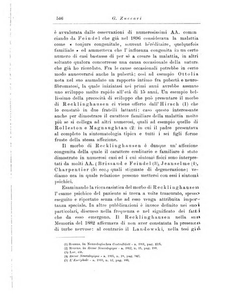 Note e riviste di psichiatria Manicomio provinciale di Pesaro