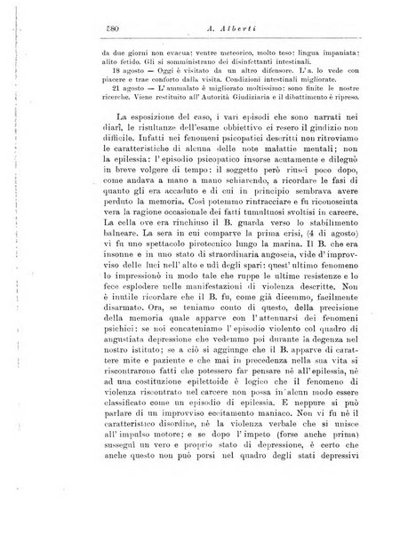 Note e riviste di psichiatria Manicomio provinciale di Pesaro