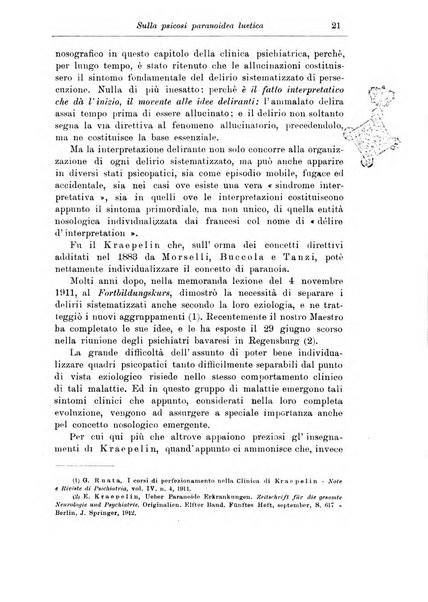 Note e riviste di psichiatria Manicomio provinciale di Pesaro