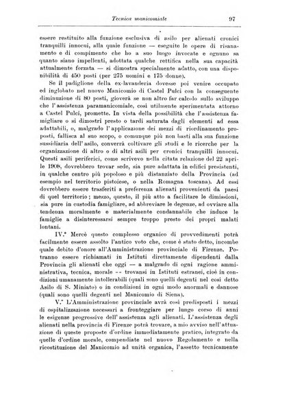 Note e riviste di psichiatria Manicomio provinciale di Pesaro