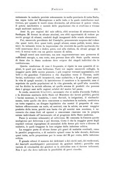 Note e riviste di psichiatria Manicomio provinciale di Pesaro