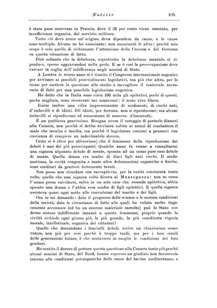 Note e riviste di psichiatria Manicomio provinciale di Pesaro