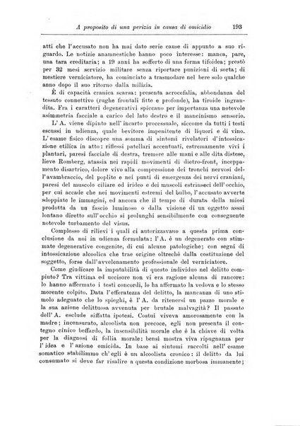 Note e riviste di psichiatria Manicomio provinciale di Pesaro