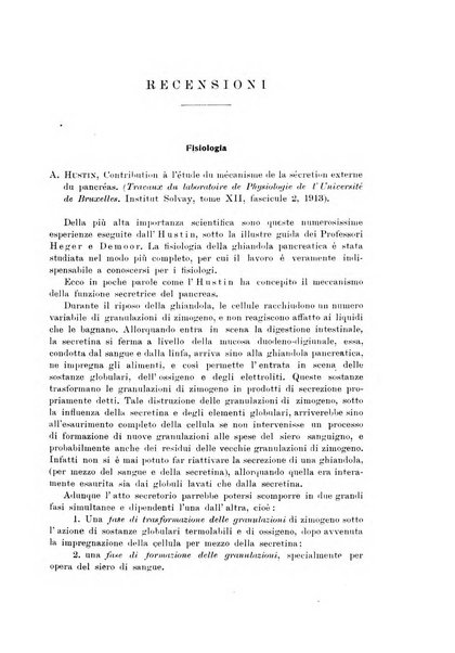 Note e riviste di psichiatria Manicomio provinciale di Pesaro