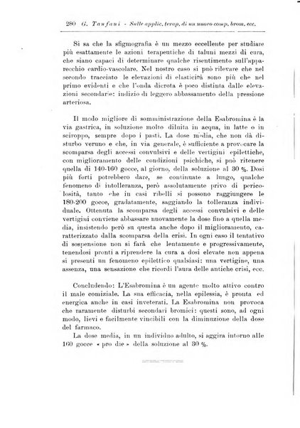 Note e riviste di psichiatria Manicomio provinciale di Pesaro