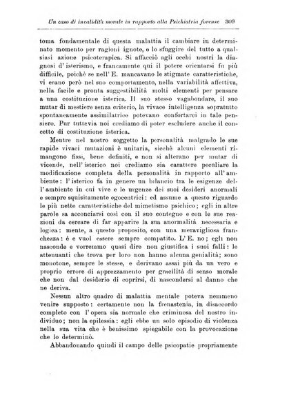 Note e riviste di psichiatria Manicomio provinciale di Pesaro