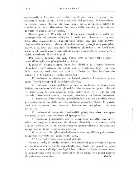 Note e riviste di psichiatria Manicomio provinciale di Pesaro