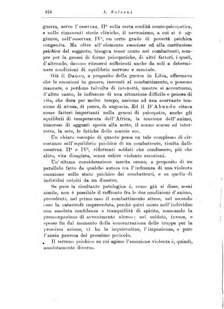 Note e riviste di psichiatria Manicomio provinciale di Pesaro