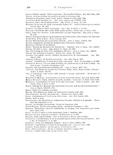 Note e riviste di psichiatria Manicomio provinciale di Pesaro