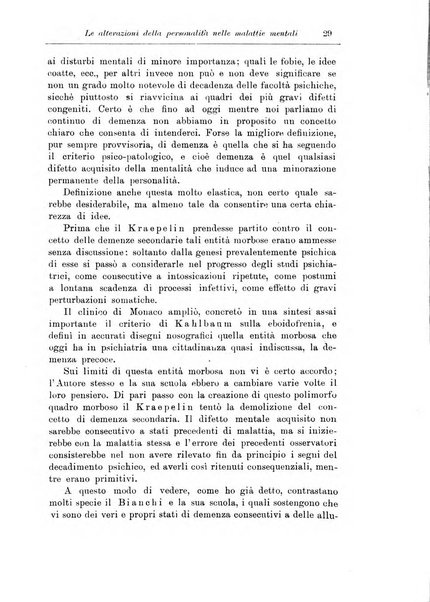 Note e riviste di psichiatria Manicomio provinciale di Pesaro