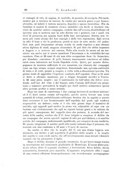 Note e riviste di psichiatria Manicomio provinciale di Pesaro