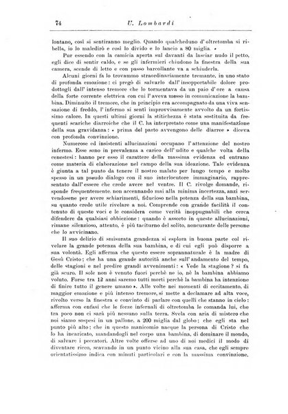 Note e riviste di psichiatria Manicomio provinciale di Pesaro