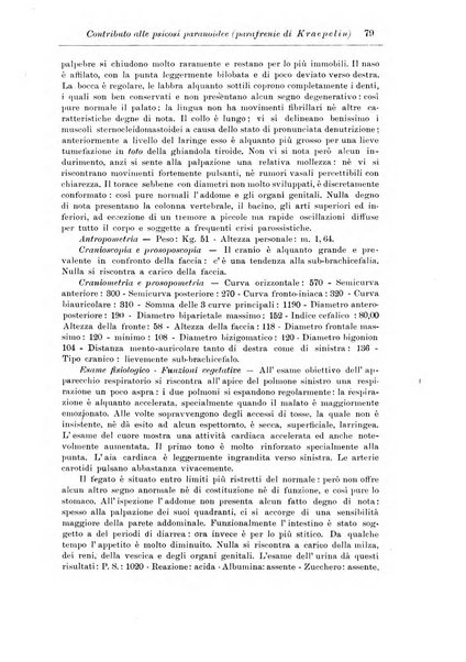 Note e riviste di psichiatria Manicomio provinciale di Pesaro