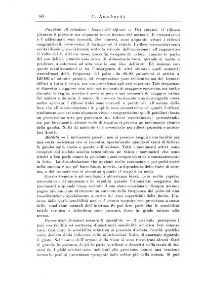 Note e riviste di psichiatria Manicomio provinciale di Pesaro