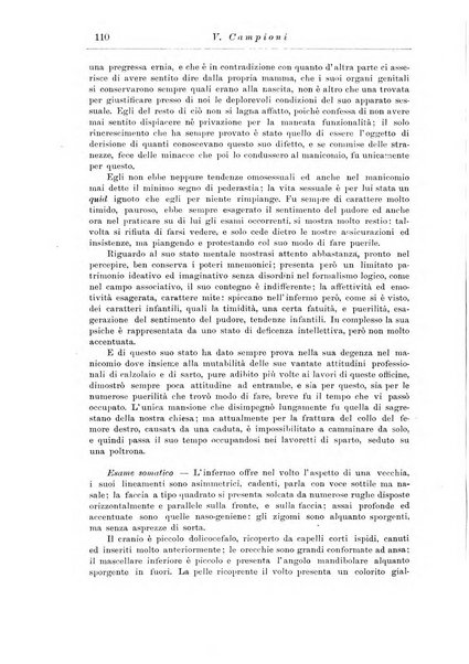 Note e riviste di psichiatria Manicomio provinciale di Pesaro