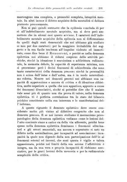 Note e riviste di psichiatria Manicomio provinciale di Pesaro