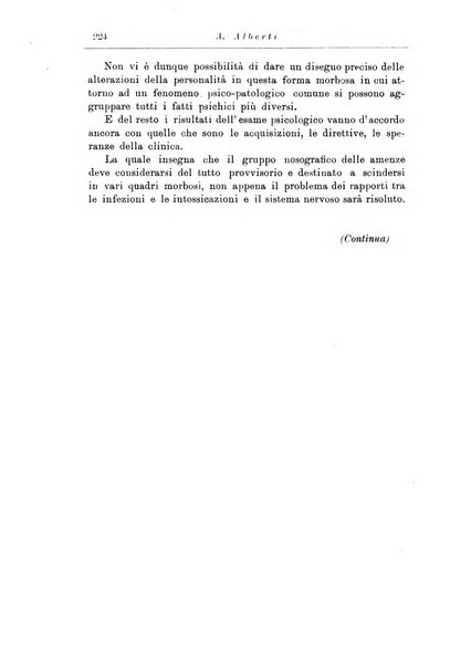 Note e riviste di psichiatria Manicomio provinciale di Pesaro