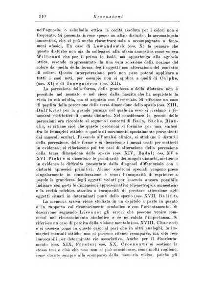 Note e riviste di psichiatria Manicomio provinciale di Pesaro