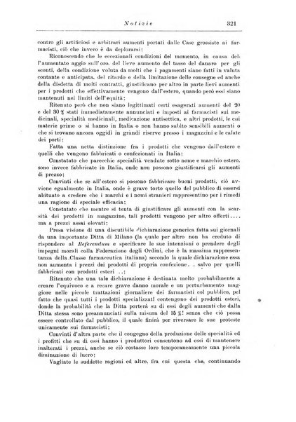 Note e riviste di psichiatria Manicomio provinciale di Pesaro