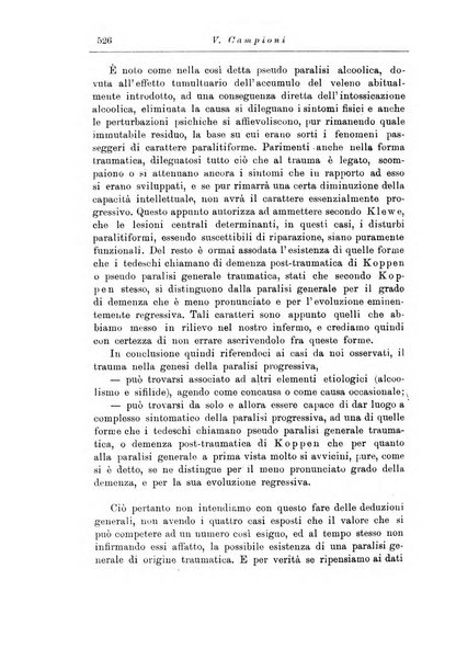 Note e riviste di psichiatria Manicomio provinciale di Pesaro