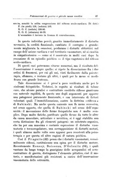 Note e riviste di psichiatria Manicomio provinciale di Pesaro