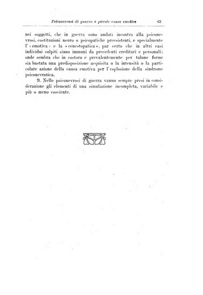 Note e riviste di psichiatria Manicomio provinciale di Pesaro