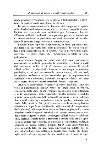 Note e riviste di psichiatria Manicomio provinciale di Pesaro