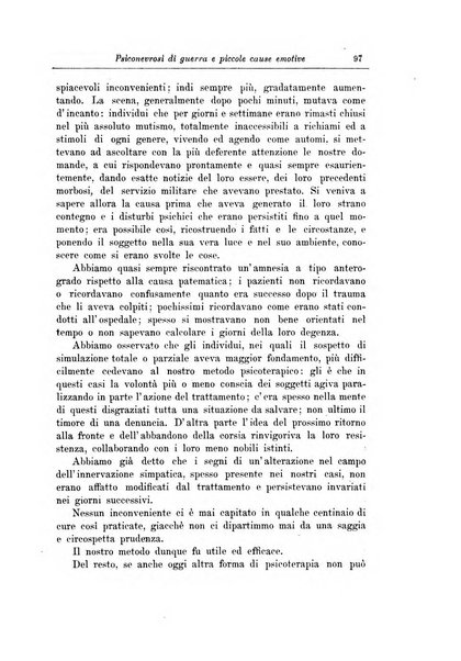 Note e riviste di psichiatria Manicomio provinciale di Pesaro