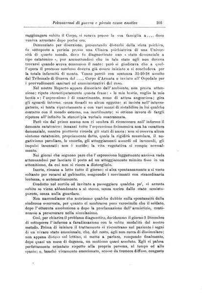 Note e riviste di psichiatria Manicomio provinciale di Pesaro