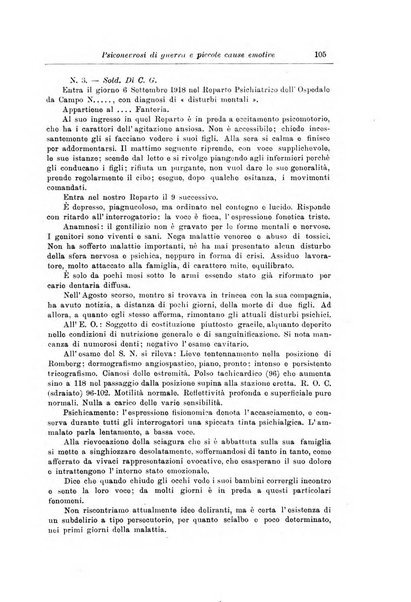 Note e riviste di psichiatria Manicomio provinciale di Pesaro