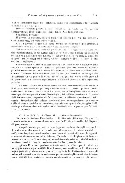 Note e riviste di psichiatria Manicomio provinciale di Pesaro