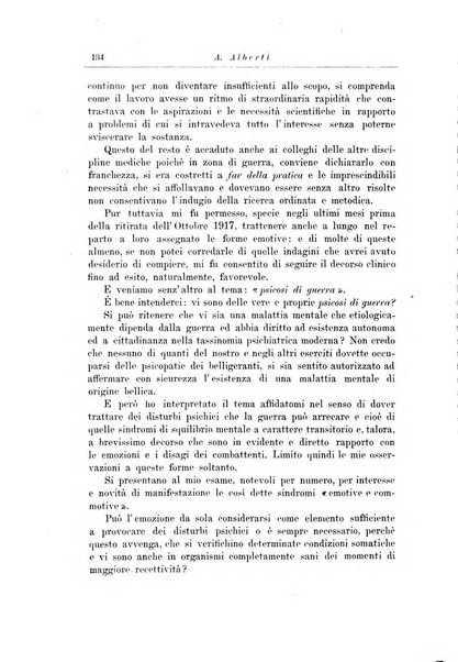 Note e riviste di psichiatria Manicomio provinciale di Pesaro