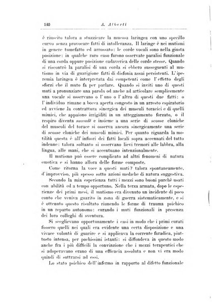 Note e riviste di psichiatria Manicomio provinciale di Pesaro