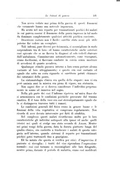 Note e riviste di psichiatria Manicomio provinciale di Pesaro