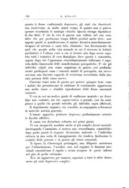 Note e riviste di psichiatria Manicomio provinciale di Pesaro